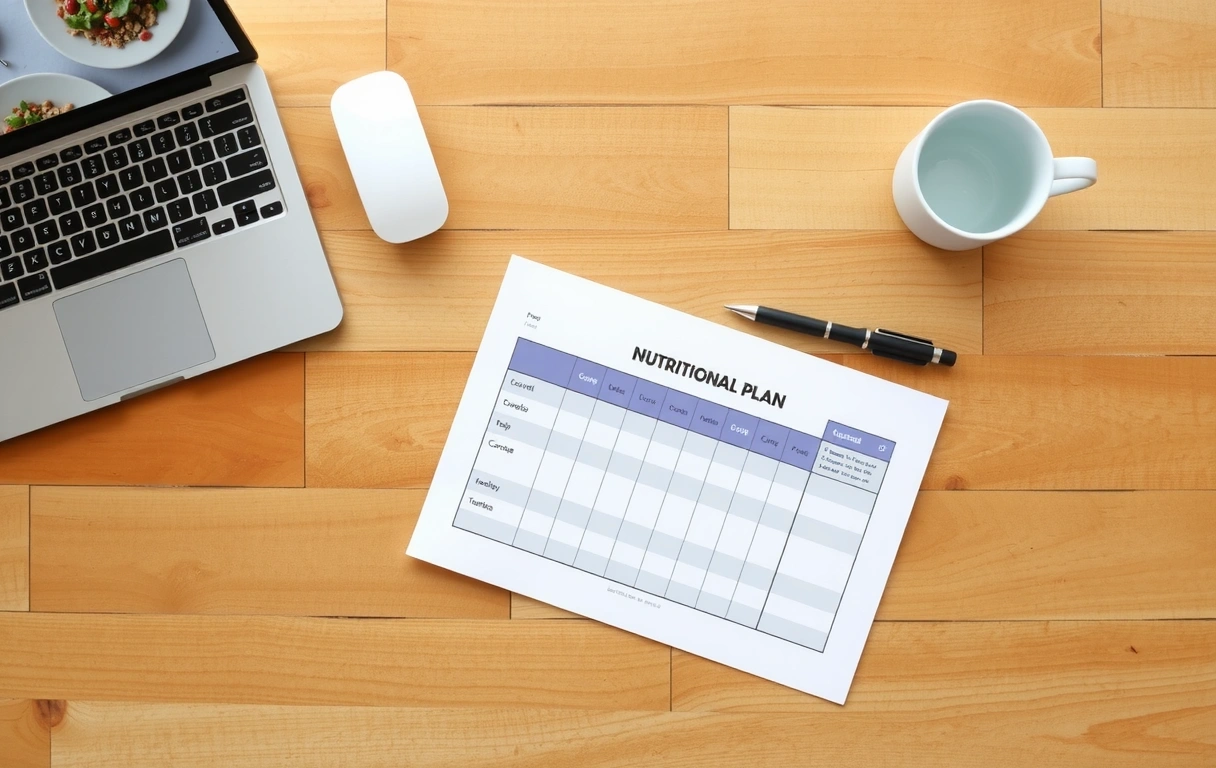 Ernährungsplan Digital & Analoge Unterstützung